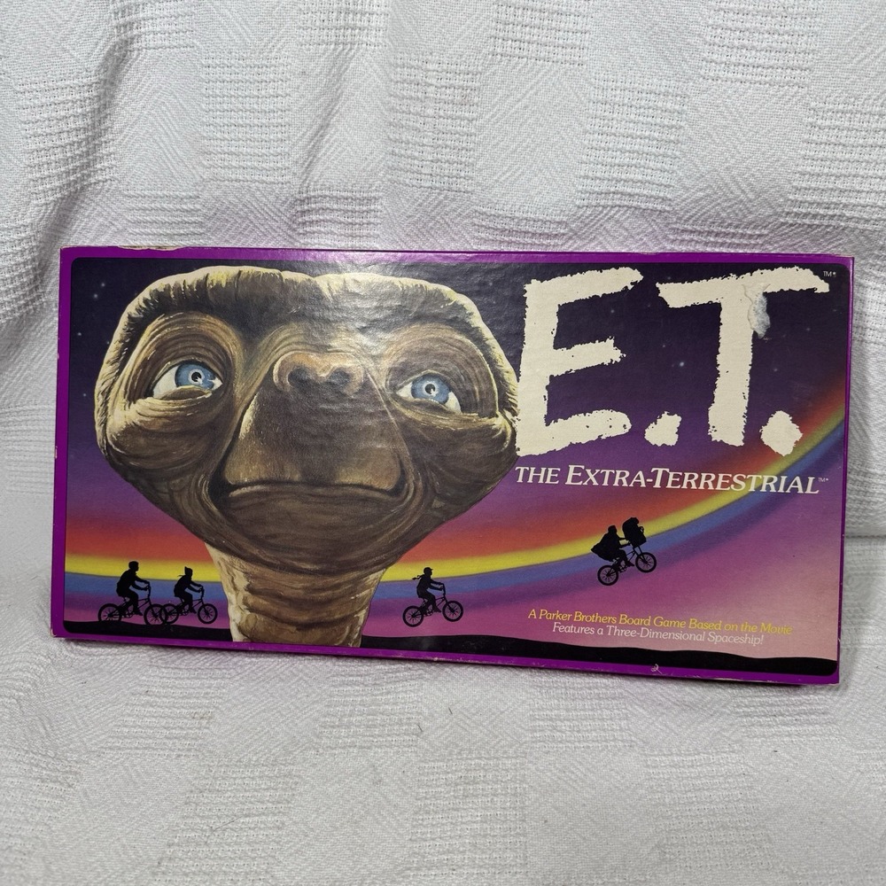 VINTAGE 1982 E.T. The Extra Terrestrial BOARD GAME Parker Brothers INCOMPLETE
